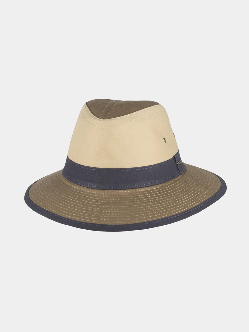 Coffee - Oprolbare katoenen hoed - Marine blauw