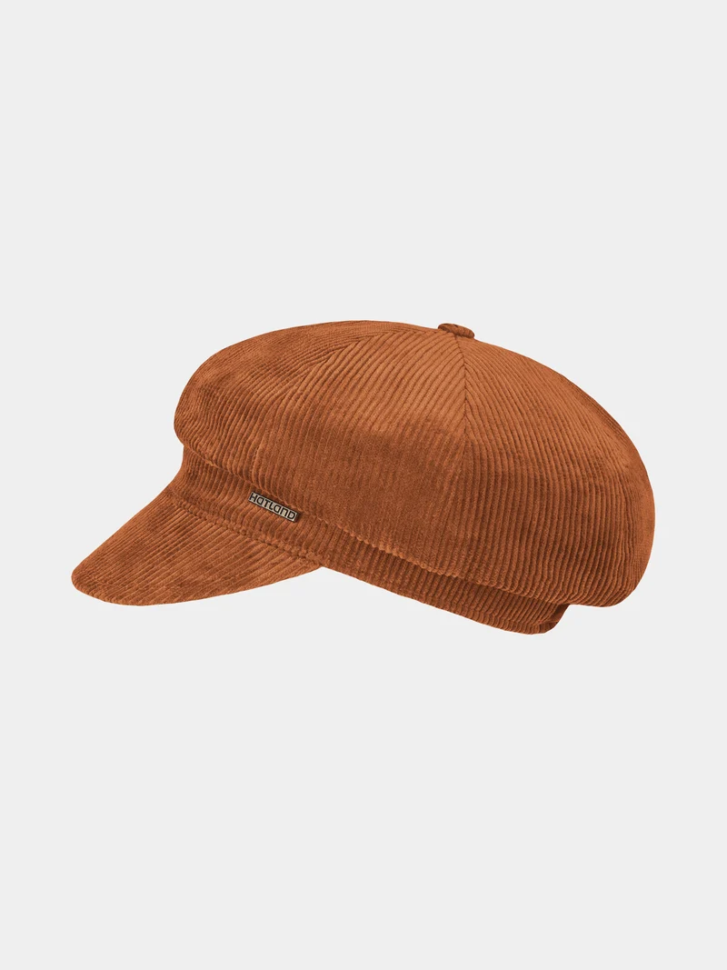 Yasmin - Corduroy ballonpet - Verbrand oranje