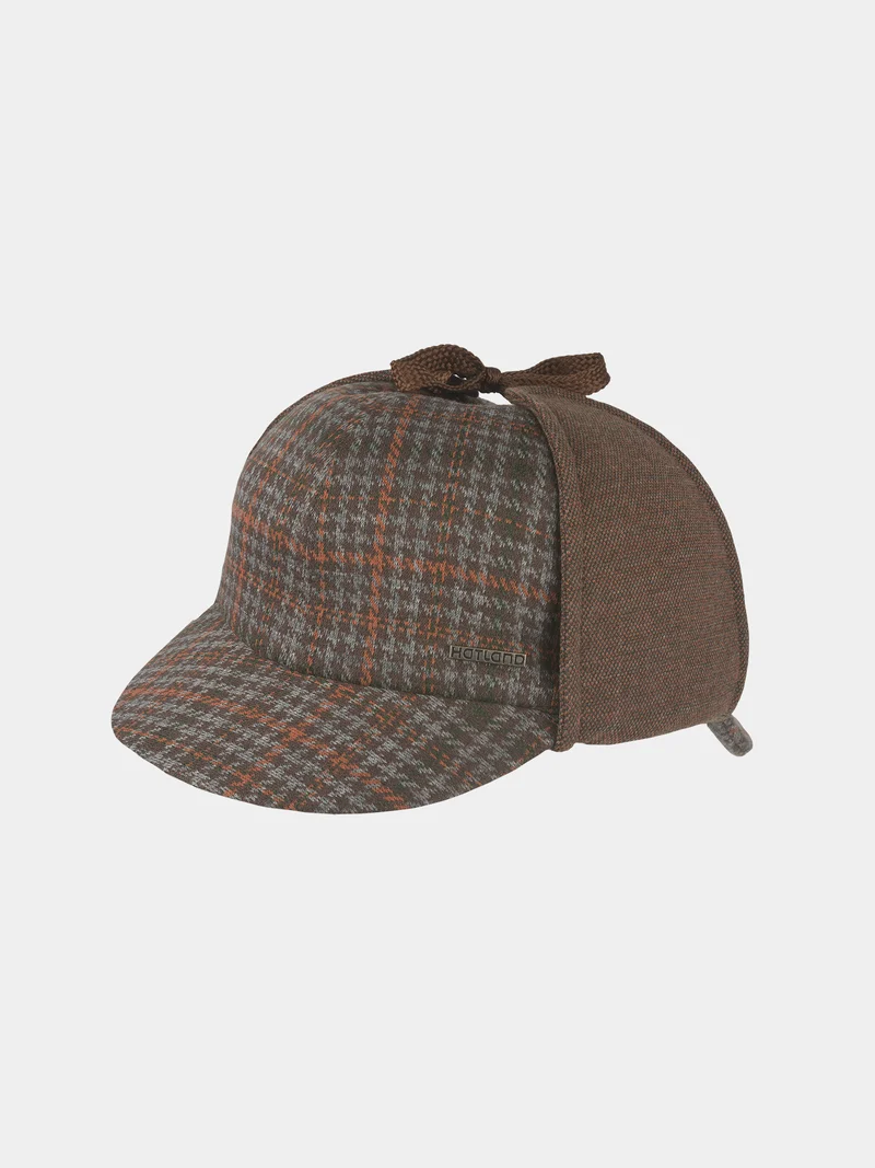 Sherlock - Baseball cap met dubbele klep - Bruin