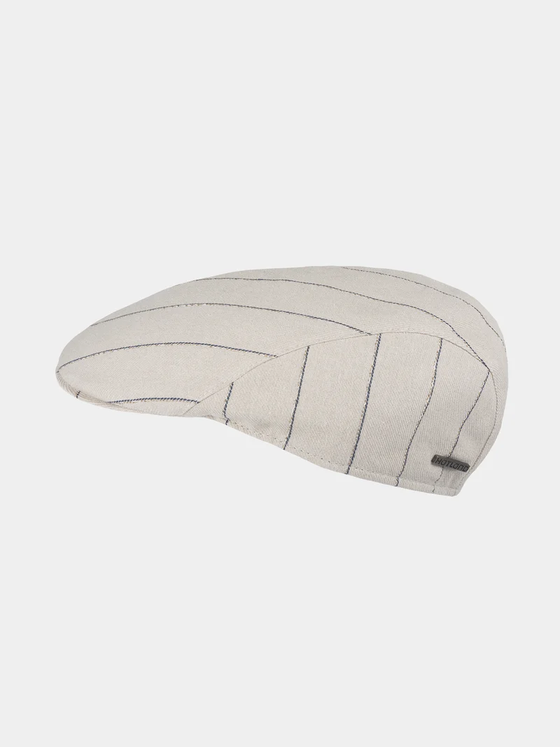 Ensa - Katoenen flatcap - Naturel