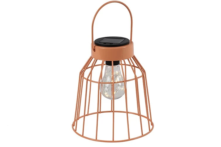 Hanglamp LED solar ro Siena perzik