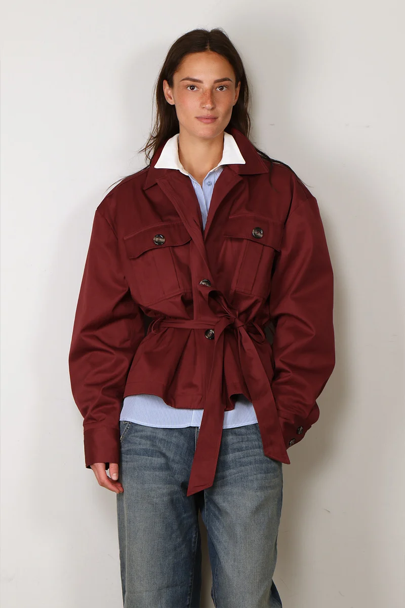 Francoise - Jacket - Wanda - Prune