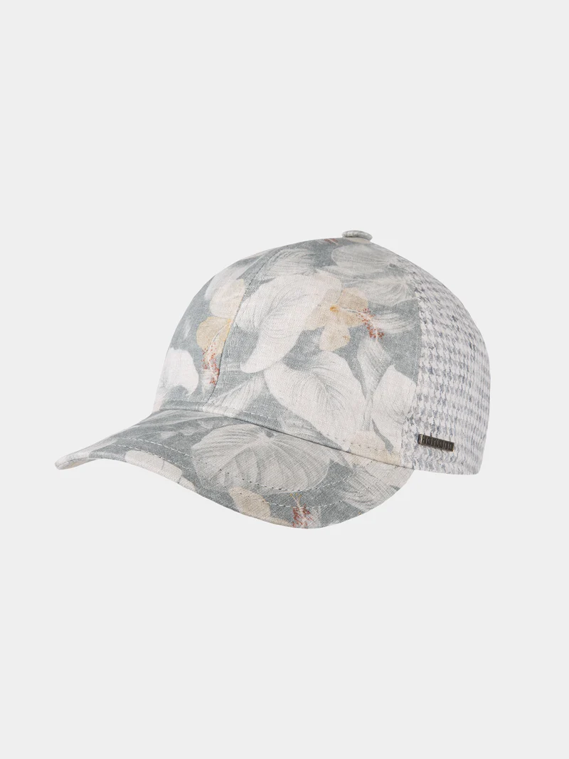 Devon - Linnen baseball cap - Blauw