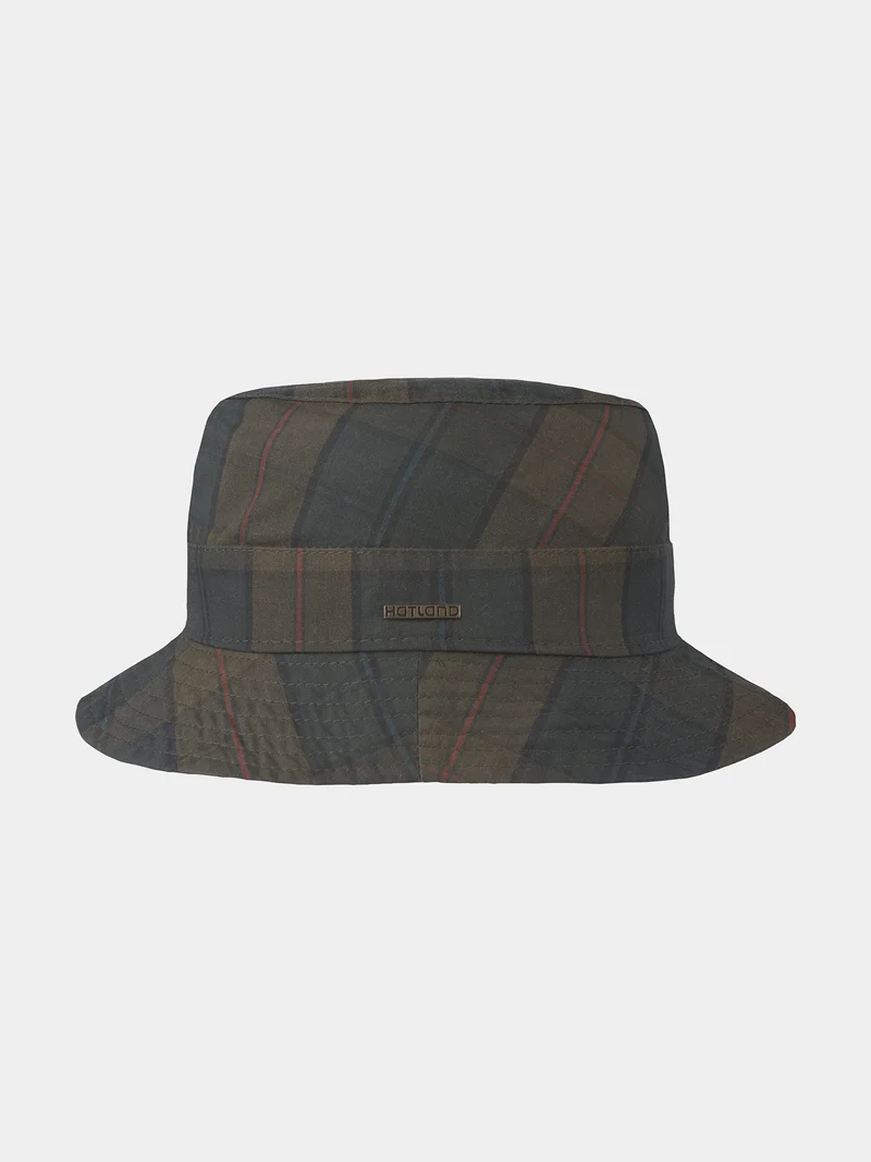 Desmond - Katoenen wax bucket - Olijf groen
