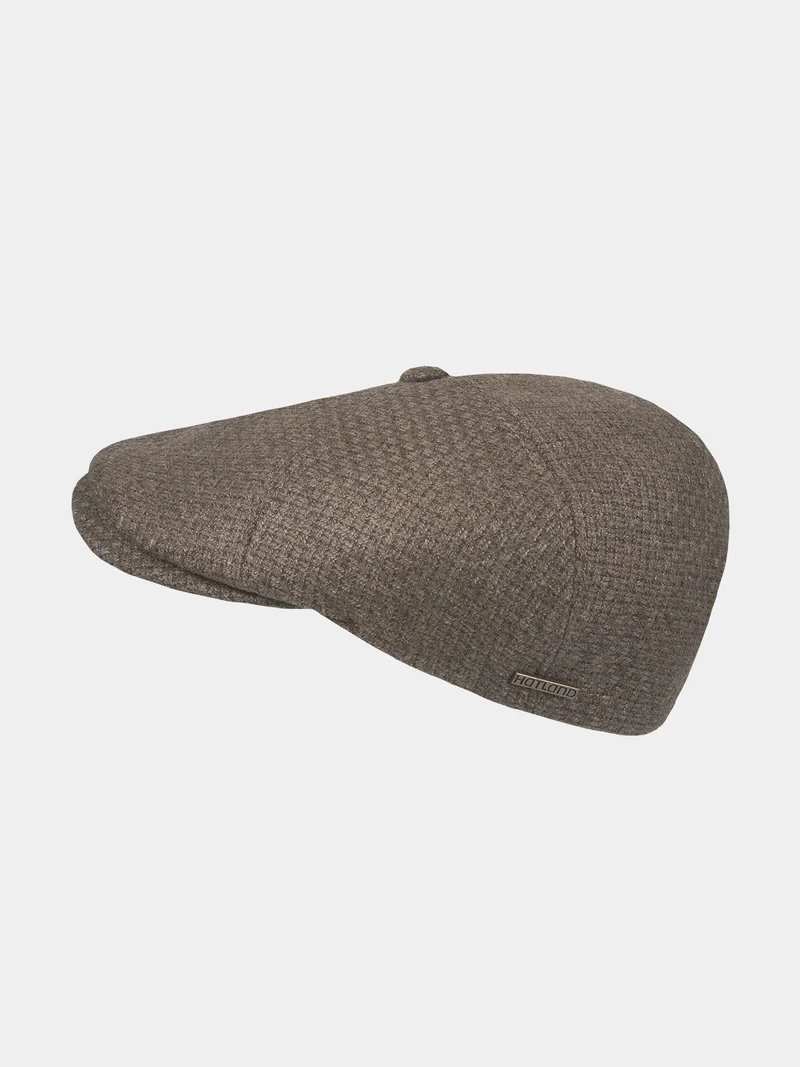 Dinte - Wollen flatcap - Bruin