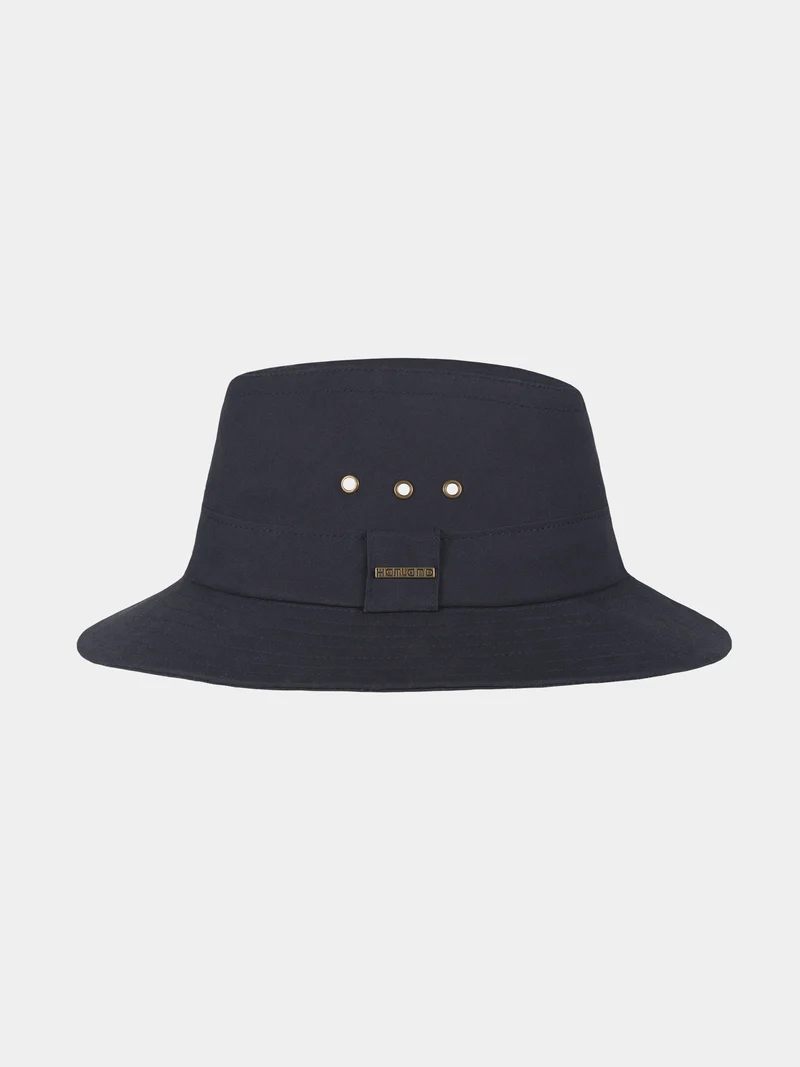 Wishmen - Oprolbare katoenen hoed - Marine blauw