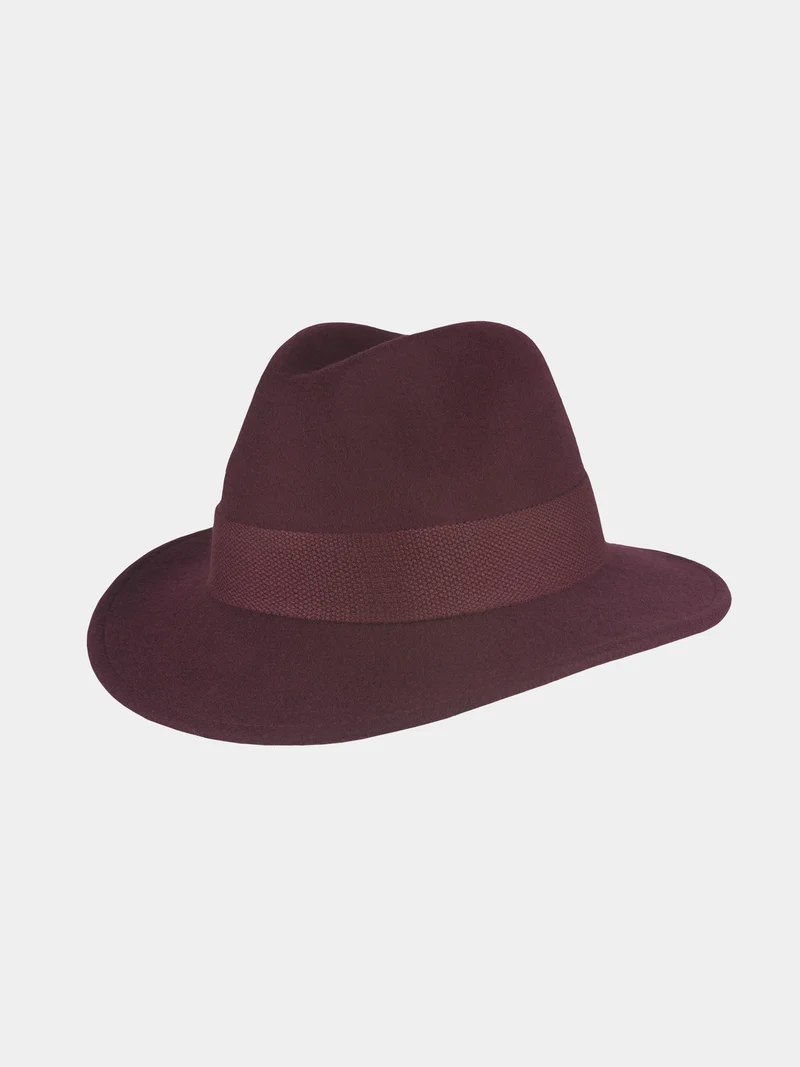 Cathy - Wollen dames - Bordeaux rood