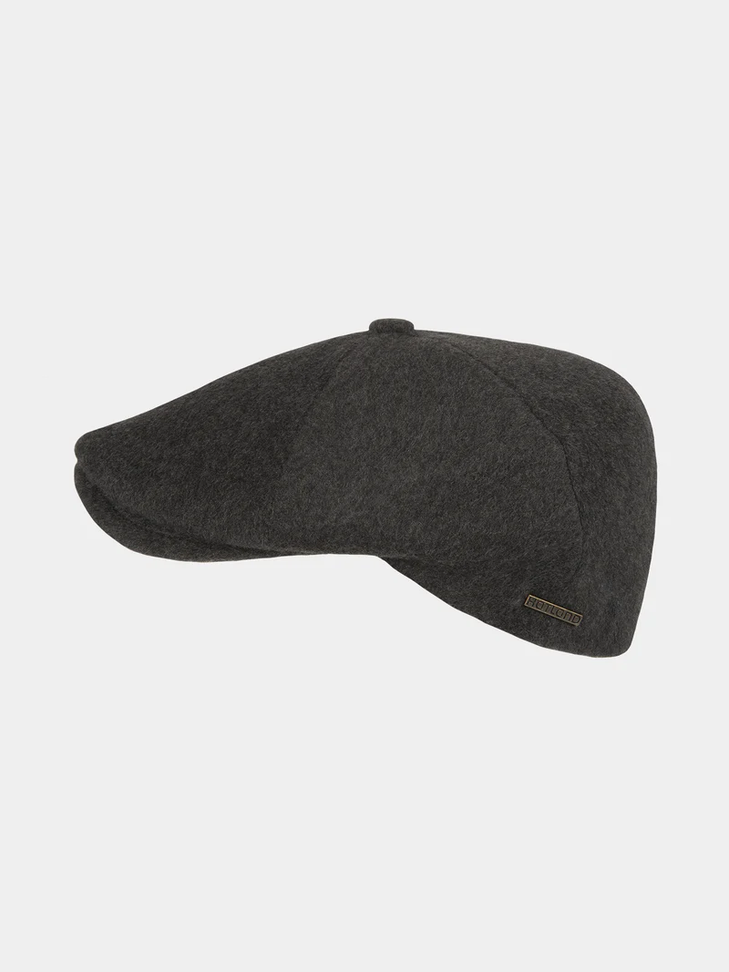 Brave - Kasjmieren flat cap - Antraciet
