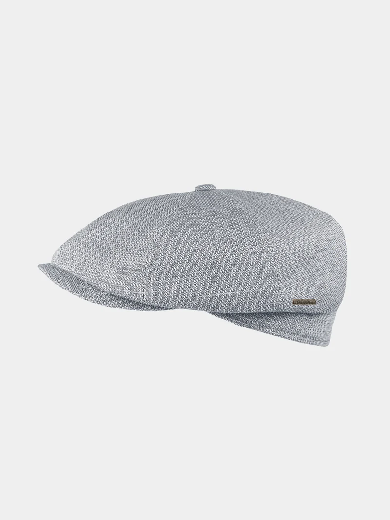Cairo - Linnen flat cap - Blauw