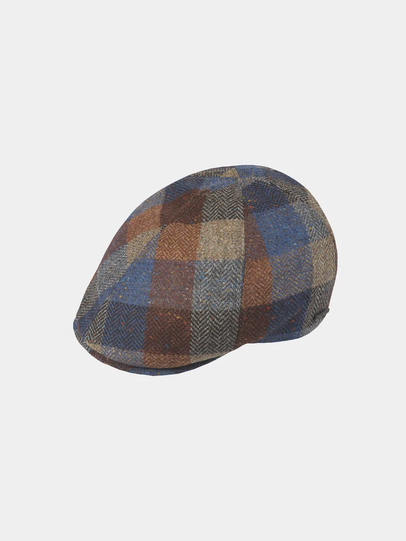 Casimir - Wollen flatcap - Blauw