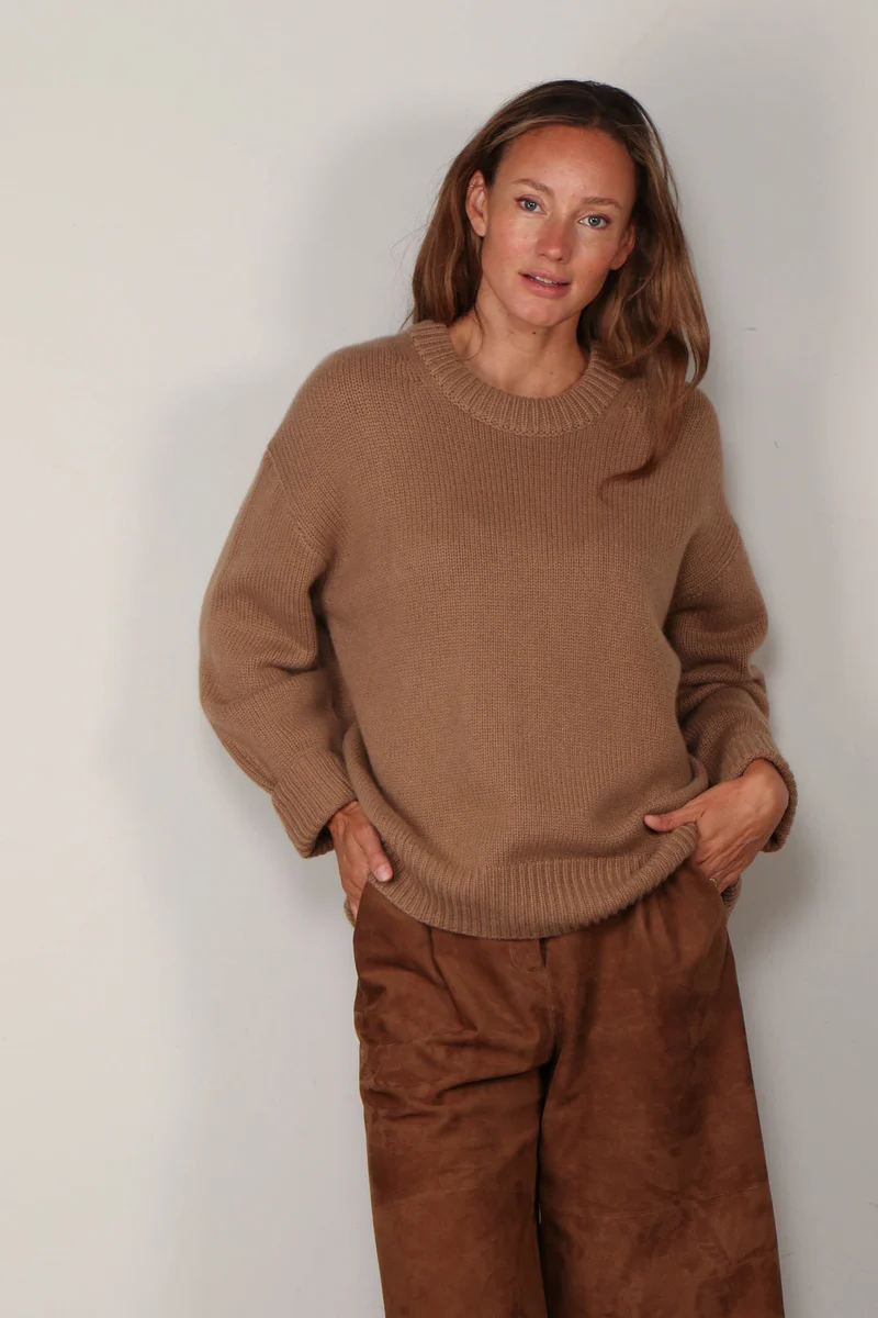 Lisa Yang - Sweater - Renske - Toffee