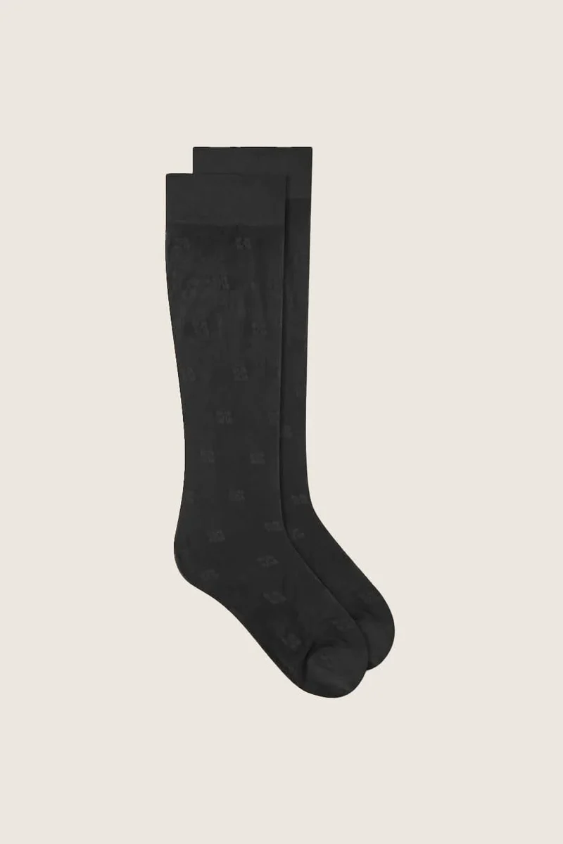 GANNI - sokken - A5535 Butterfly lace socks - black