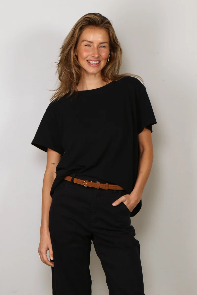Nili Lotan - T-shirt - Brady - Dark Navy