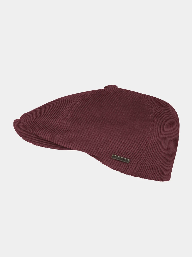 Diesel - Corduroy flatcap - Bordeaux rood