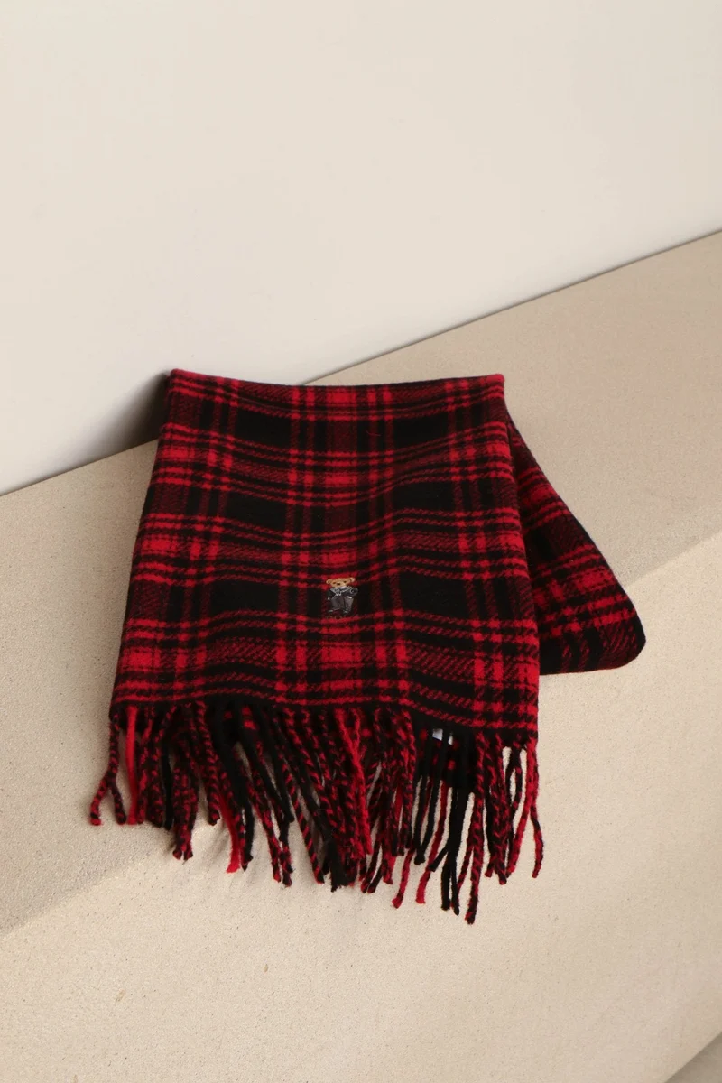 Ralph Lauren - Sjaal - Tux bear scf-scarf - Red