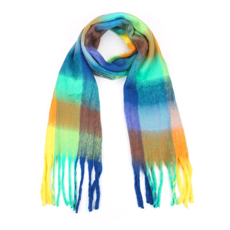 Sjaal Amy Blauw mix