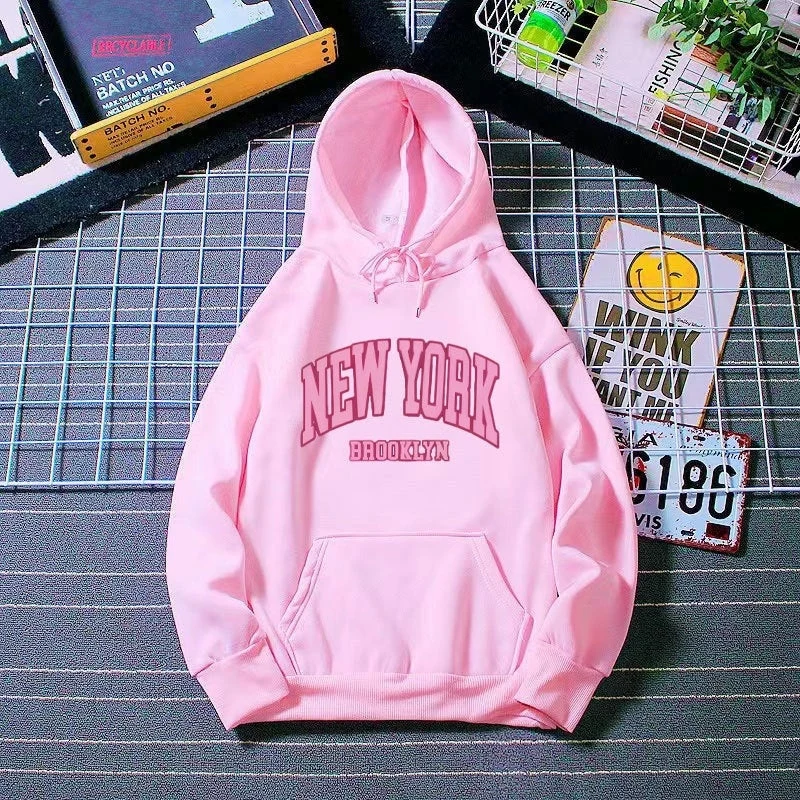 Hoodie - Brooklyn Print Dames Hoodie - UrbanCore