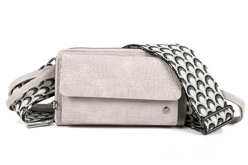 Light grey Monza telefoontasje OLP11708