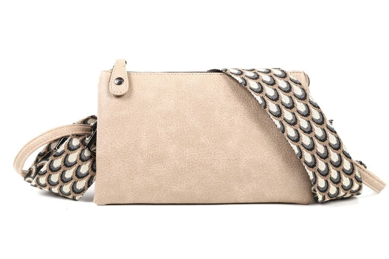 Taupe New York schoudertasje OLT10371