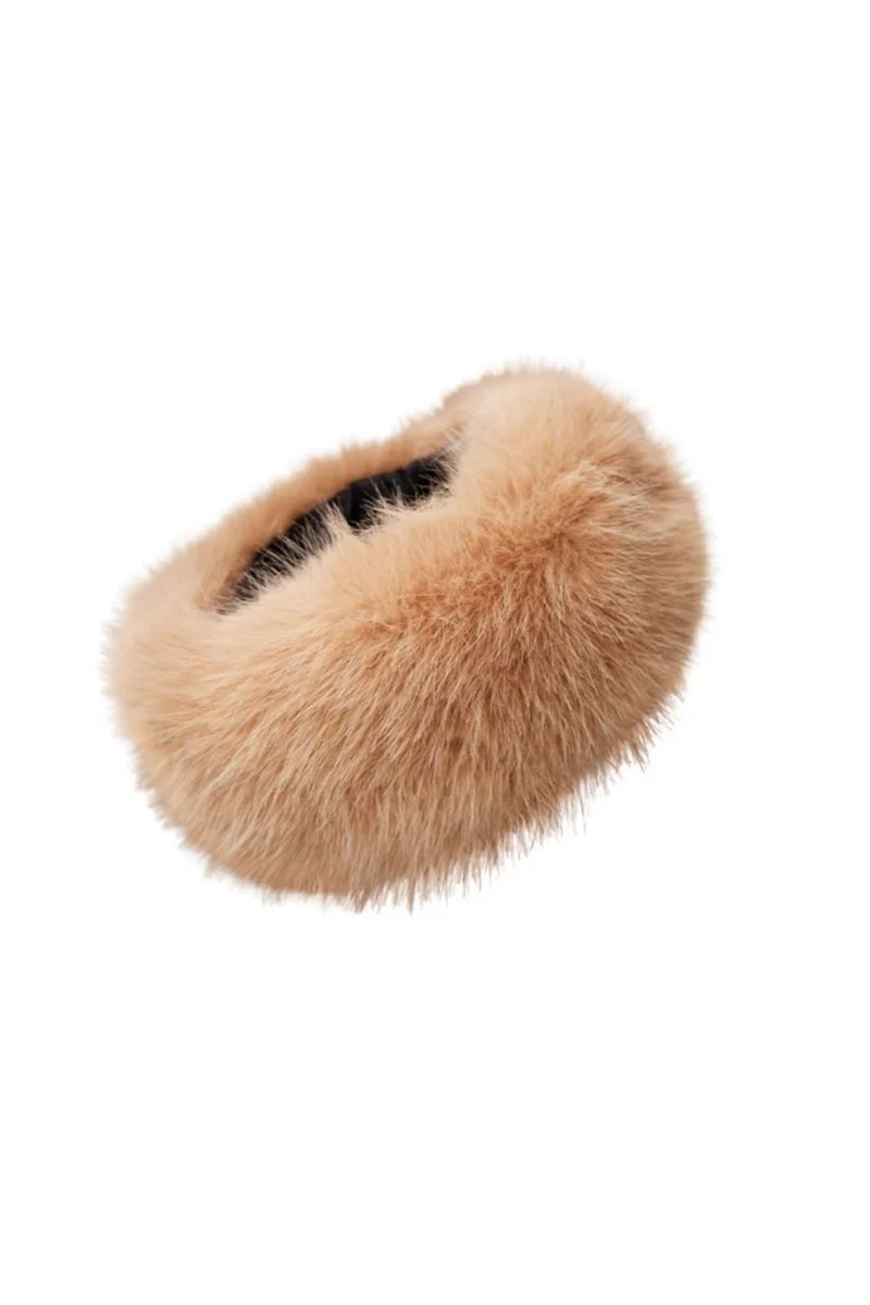 Black Colour - Bclida Soft Headband 8018 - Natural