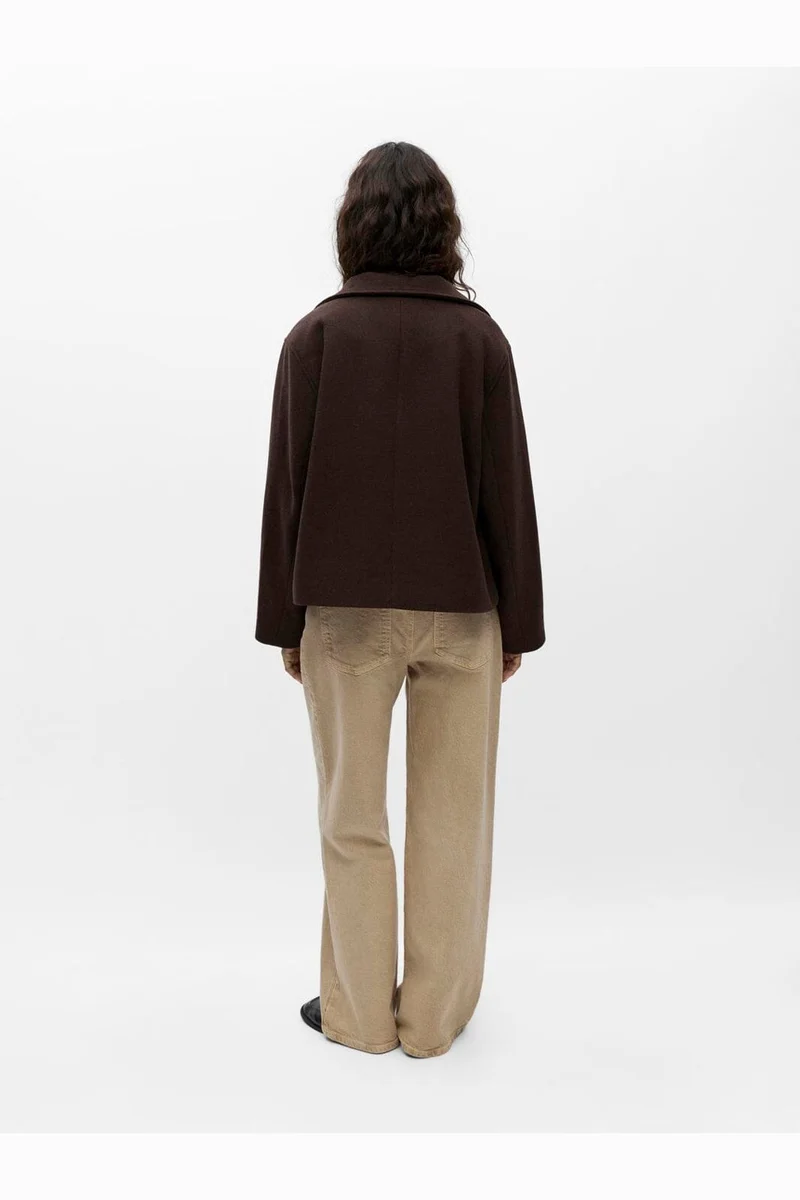 Object - Objriki Re Short Jacket - 5103986 Seal Brown