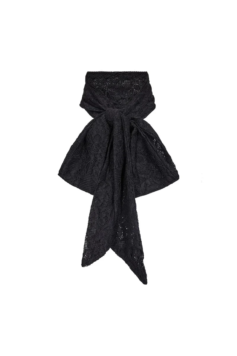 Co´Couture - Nicolacc Tie Scarf 500844 - 65001 - Black