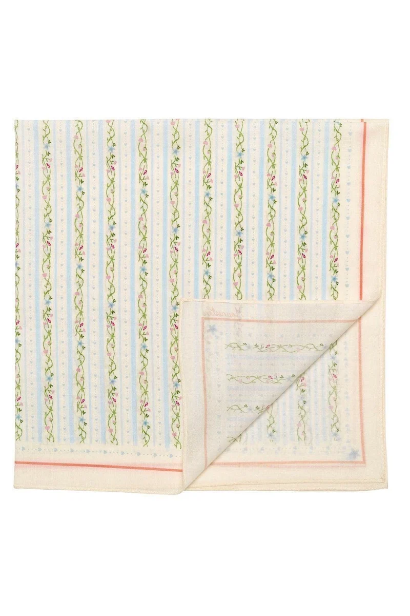 Maanesten - Alina Scarf Summer Stripes Blue - 4211