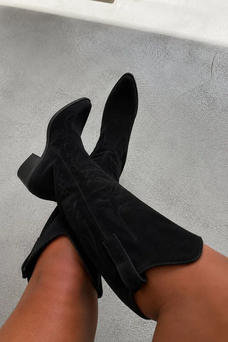 Bloom - Delphinium Boots - Black