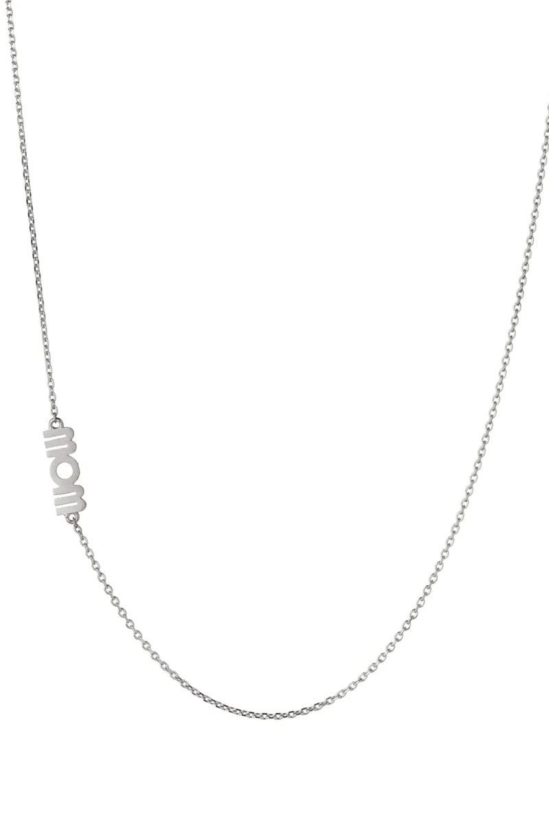 Stine A - Wow Mom Necklace Silver - 2054-00-Os