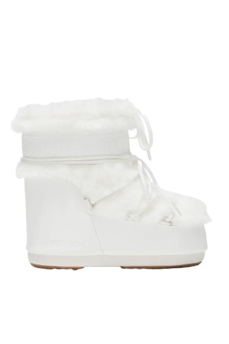 Moon Boot - Mb Icon Low Faux Fur 80D1409390 - A002 Optical White
