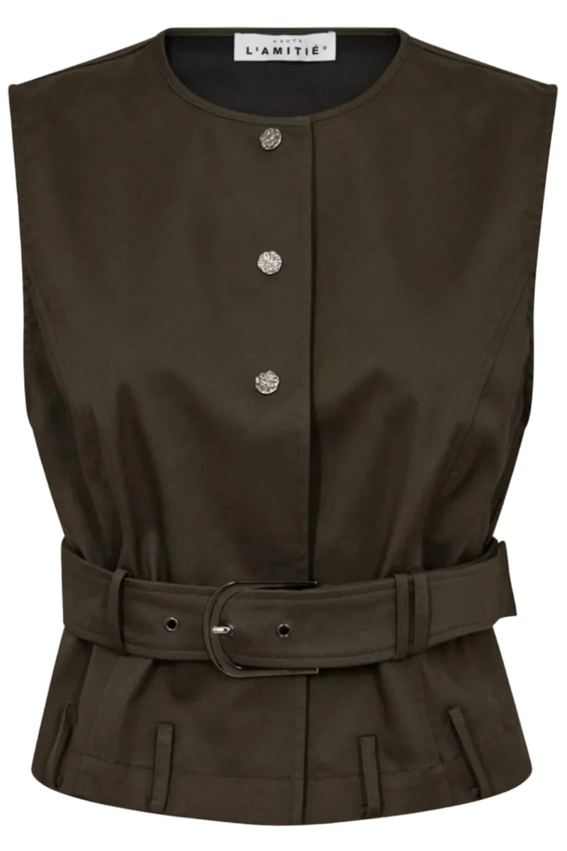 Haute L'Amitié - Enya Belt Vest HL10615 - Army