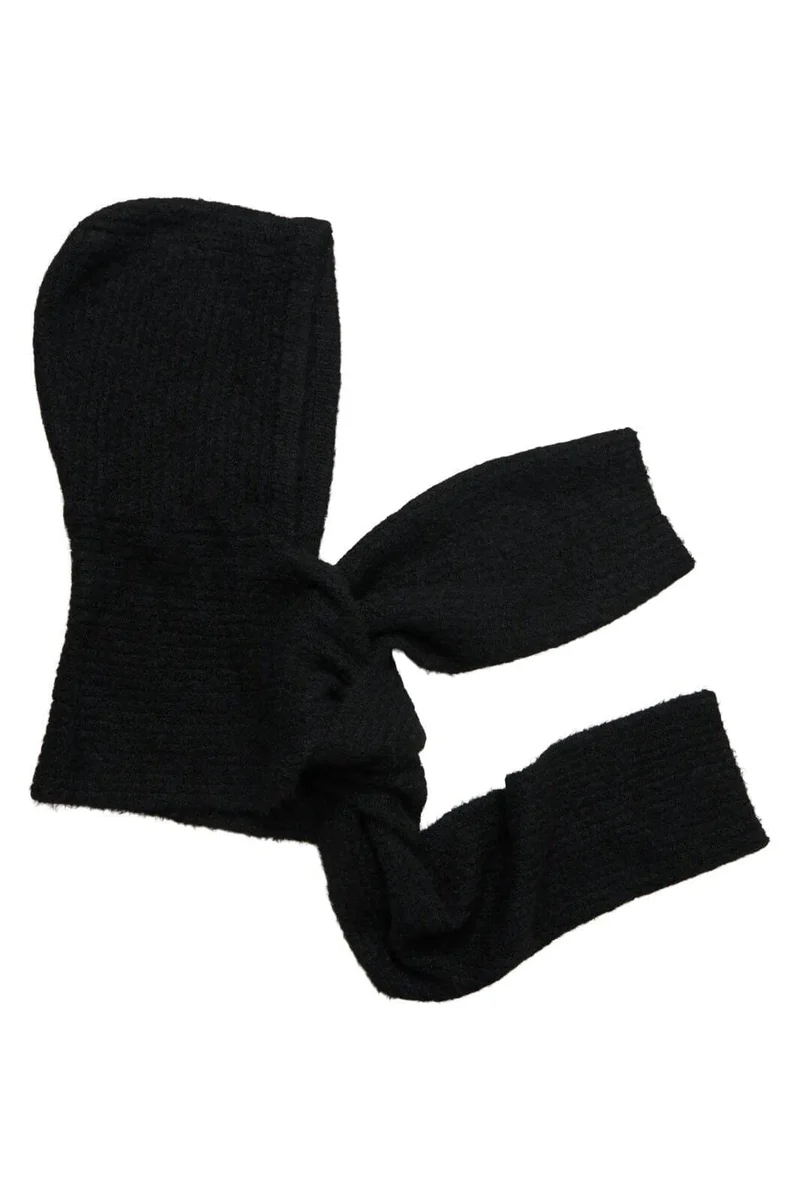Object - Objmilu Scarf Knit Balaclava - 4904526 Black