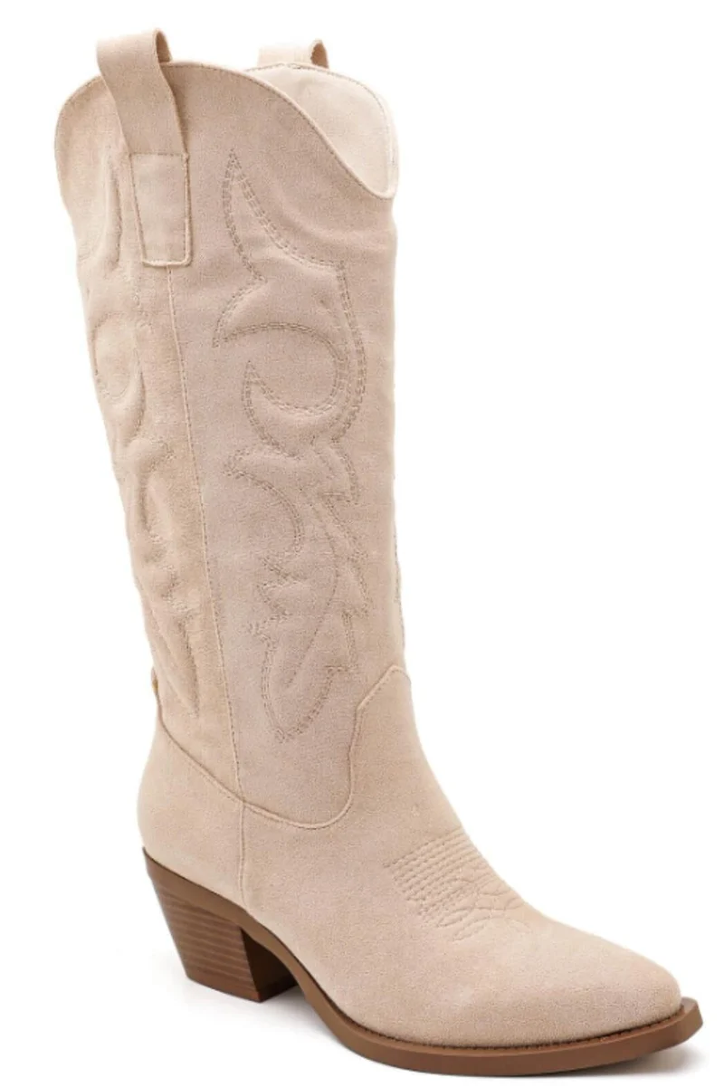 Bloom - Delphinium Boots - Beige