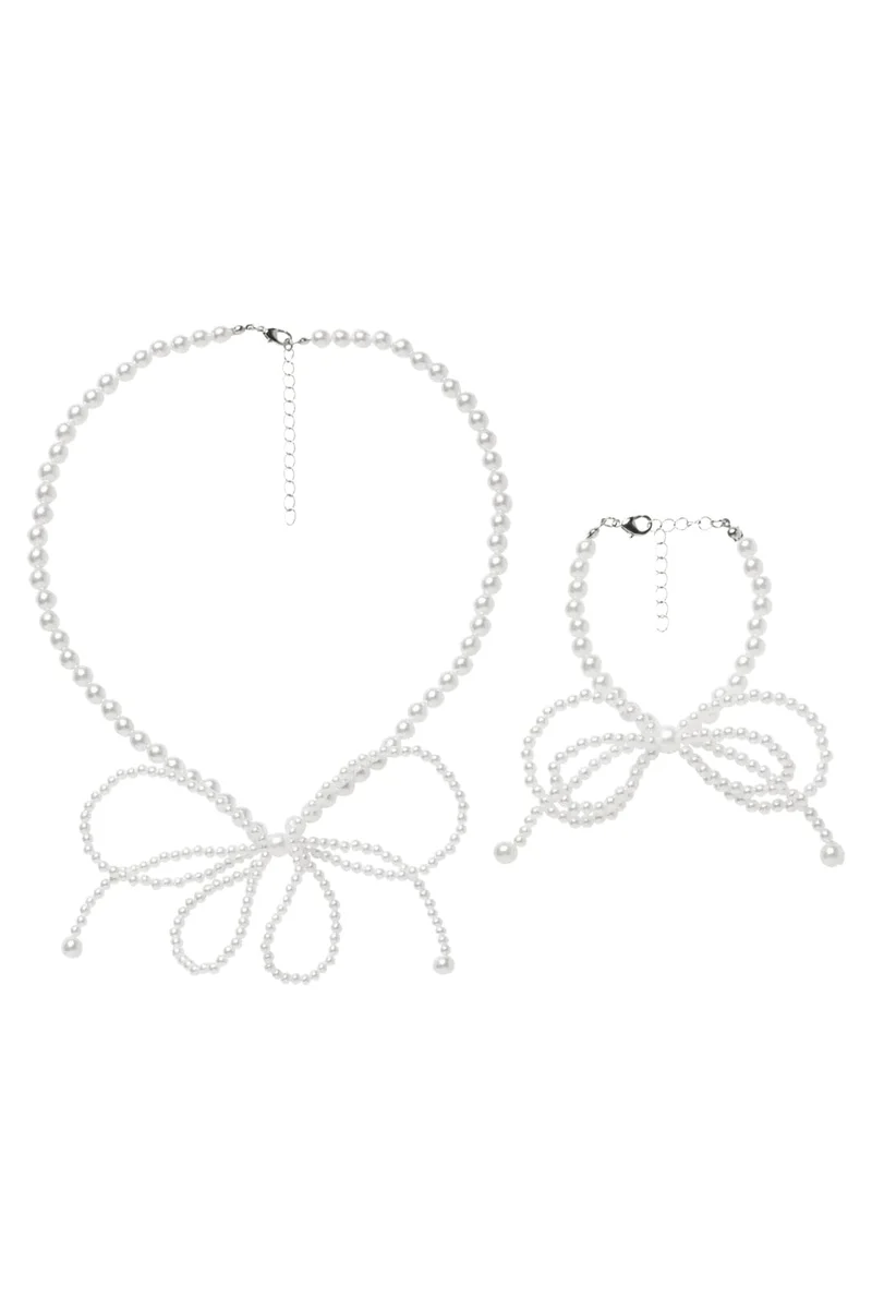 Name It - Nkfruna Jewelry Set - 4888012 Cloud Dancer