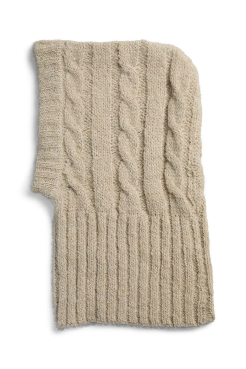 Pieces - Pcjambi Structured Balaclava - 4918208 Humus Melange