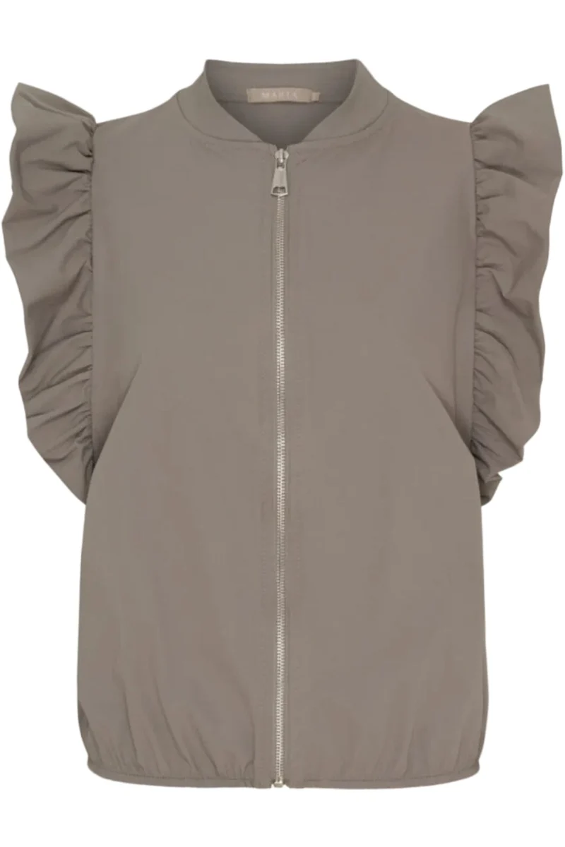 Marta Du Chateau - Mdcjannie Vest 58876M - Fango