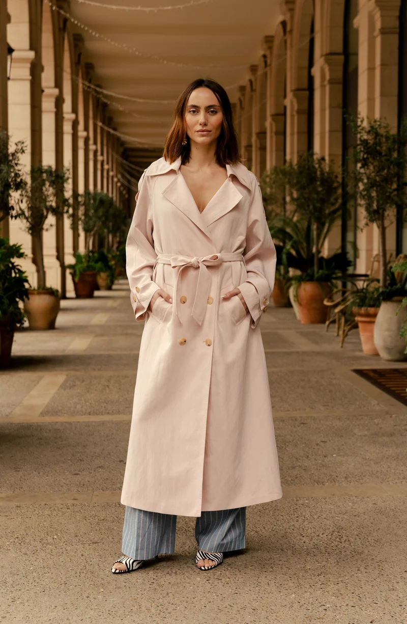 Cras - Sprii Trench Coat C646 - 4051 - 4051 Orchid Pink