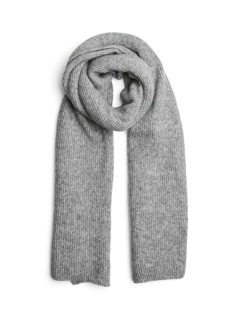 Pieces - Pcmoella Scarf - 4547301 Medium Grey Melange