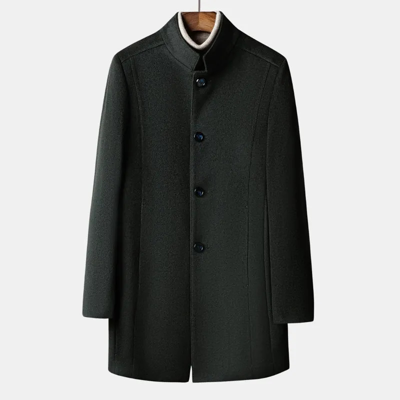 Comfortabele Wollen & Kasjmier Mix Jas - Luxe Winterjas - Velmoro