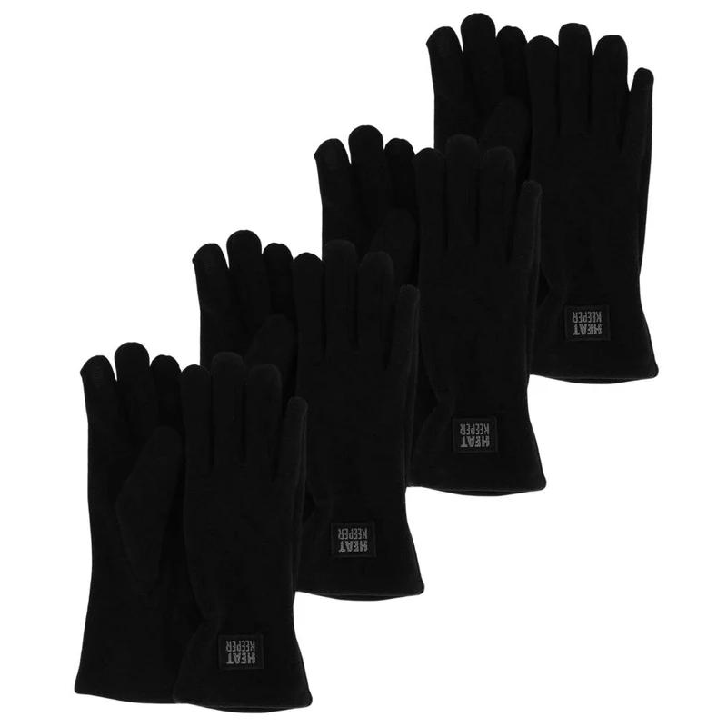 Thermo handschoenen fleece - Dames - 4-Pack