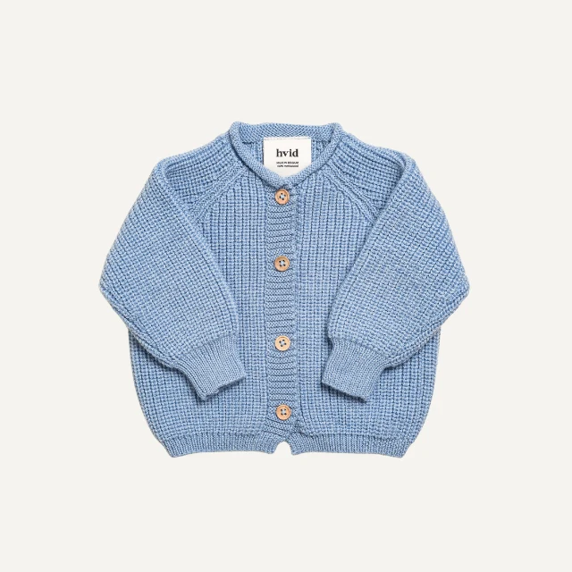 Hvid vest inga light blue baby