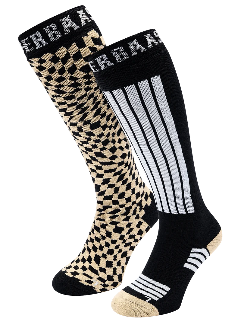 Ski Socks 2-pack | Warm Sand