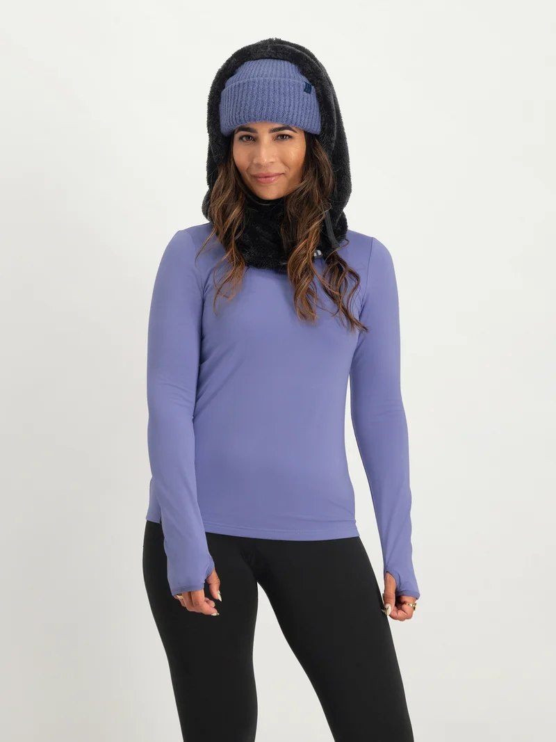 Fluffy Balaclava | Black