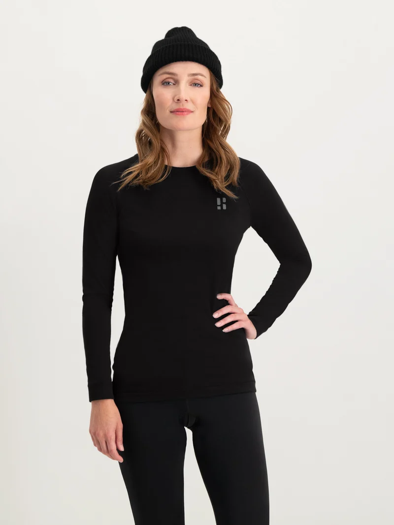 Lightweight Baselayer Shirt Women | Black