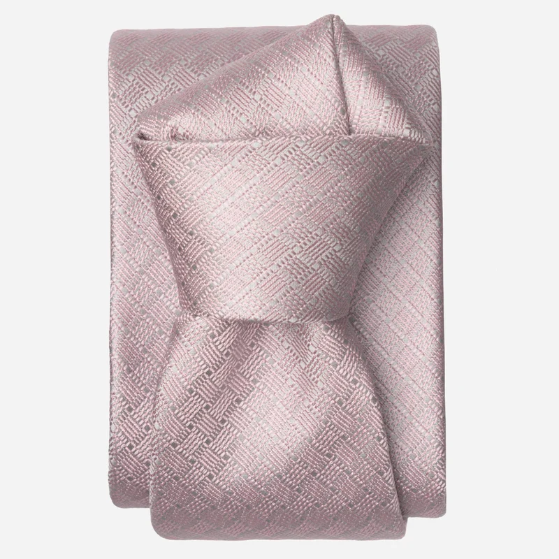 Mancini - Silk Jacquard Tie - Pink
