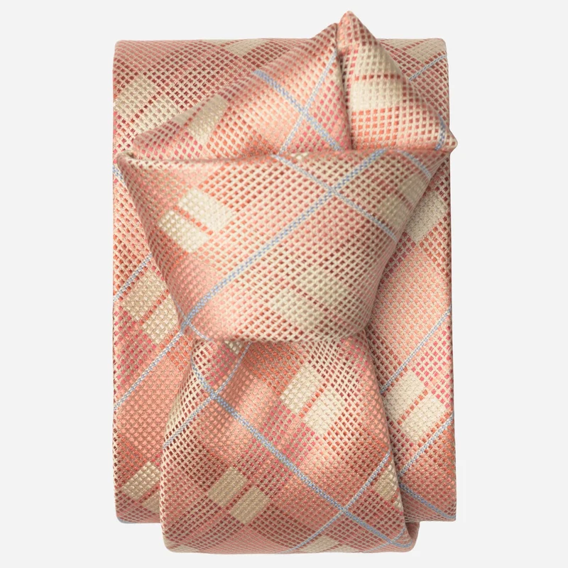 Moscato - Silk Jacquard Tie - Peach