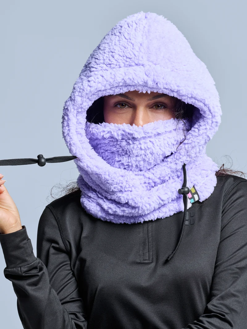 Fluffy Balaclava | Lila