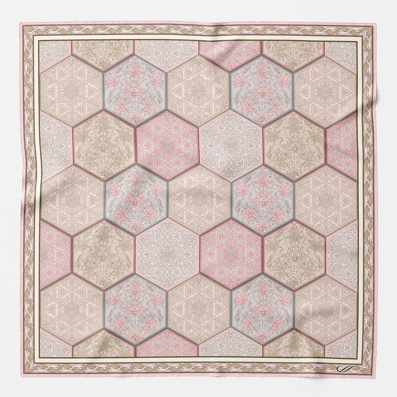 Dante - Silk Pocket Square - Pink