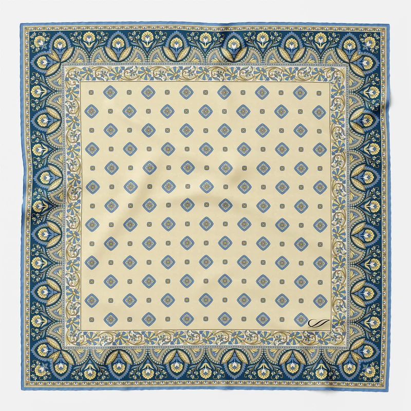 Savino - Silk Pocket Square - Yellow