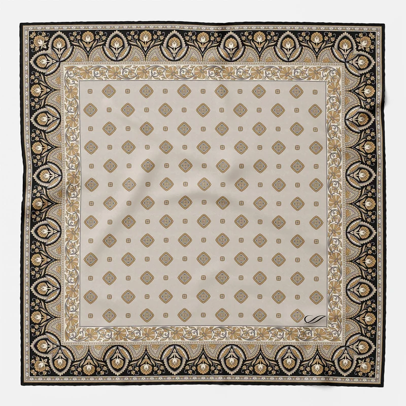 Savino - Silk Pocket Square - Light Grey